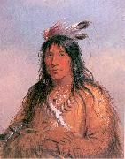 Miller, Alfred Jacob Bear Bull, Chief of the Oglala Sioux Sweden oil painting artist